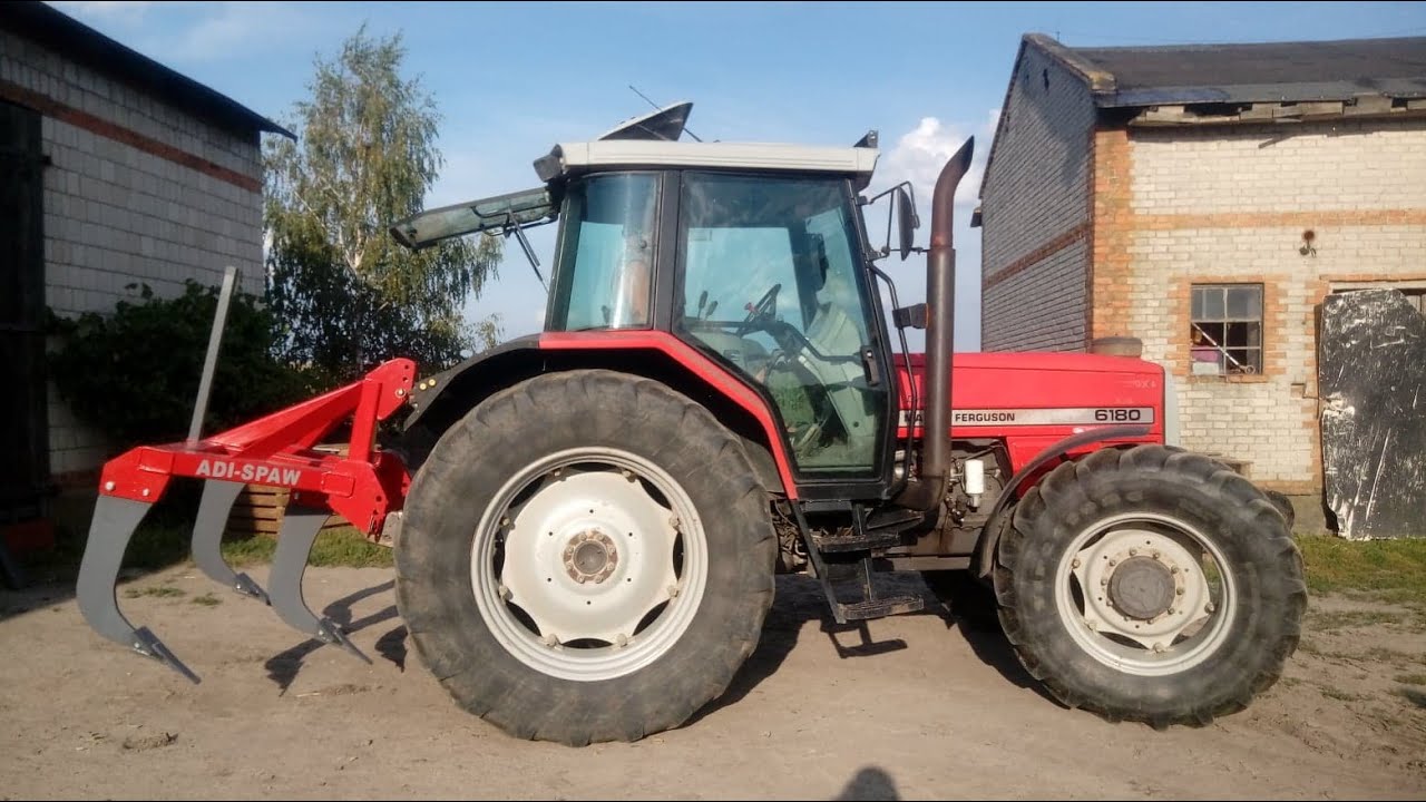 NOWY NABYTEK 2019 Głębosz ADI-SPAW & Massey Ferguson 6180 I Pękające zabezpieczenia & urwane dłuto I