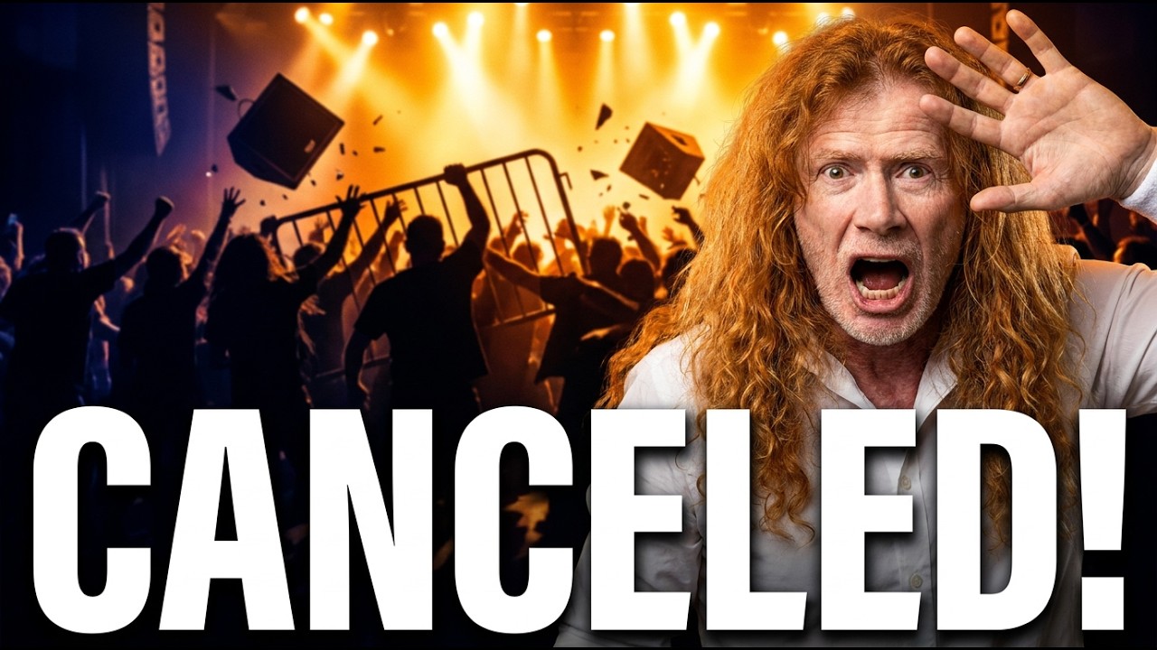 Furious Fans TRASH Stage at Megadeth Show