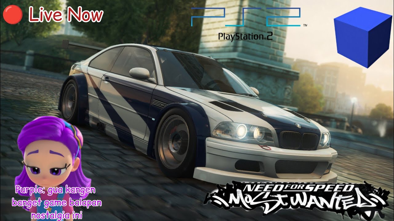 🔴 Purple pengen comeback lagi main game balapan nostalgia ini - Live Need For Speed Most Wanted PS2