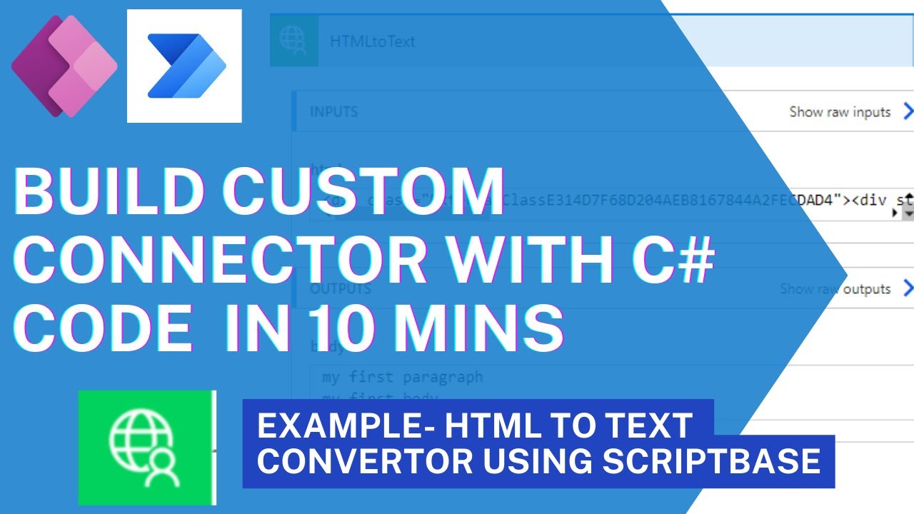 PowerAutomate - How to Build Custom Connector with C# code in easy steps.