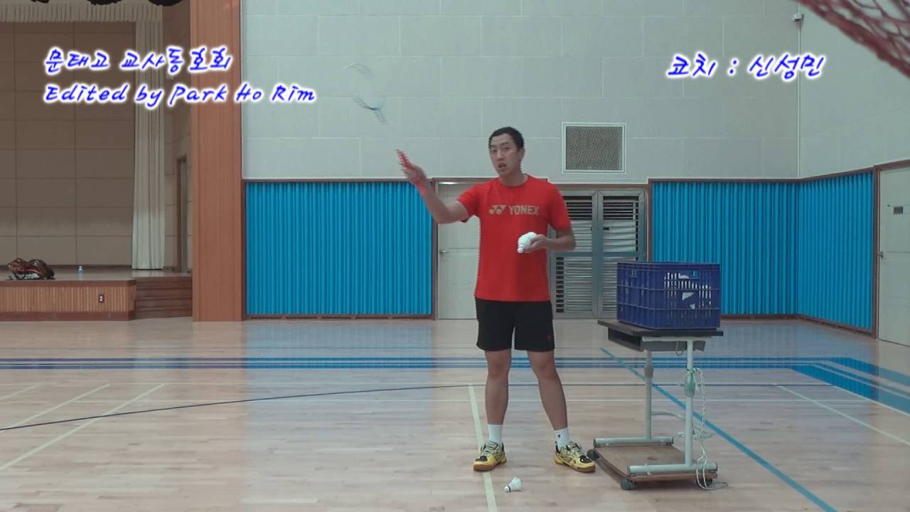 다시 시작하는 배드민턴 레슨 - 양쪽 사이드 드라이브 (badminton lesson side drive - sin sungmin)