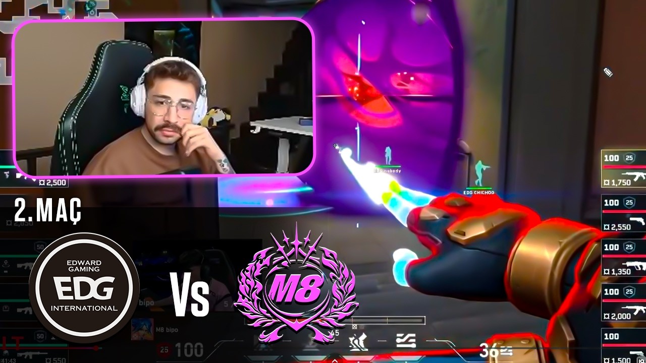 EDG VS M8 2. MAÇ | Masters Santiago 2026 | VALORANT (COMBATRY EDward Gaming vs Gentle Mates izliyor)