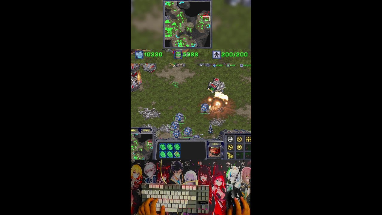 Starcraft BW Ranked SCHNAIL Terran ELO grinding #shorts