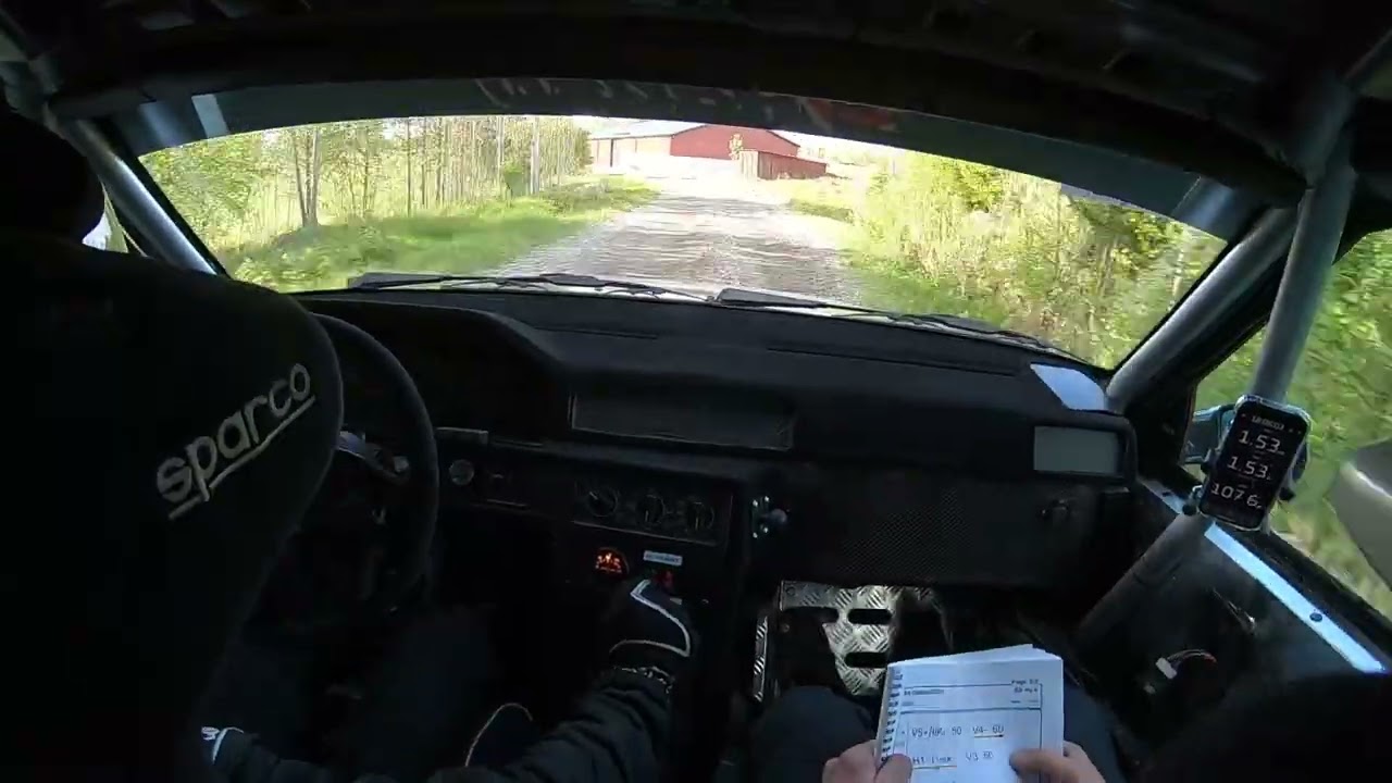 Rally Uppland 2025 ss6 Hugo & Stefan Carlberg