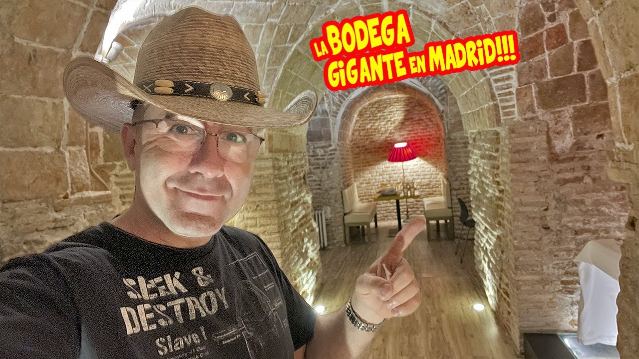 comiendo en LA BODEGA más GRANDE y ANTIGUA de MADRID 🤠 s. XVII