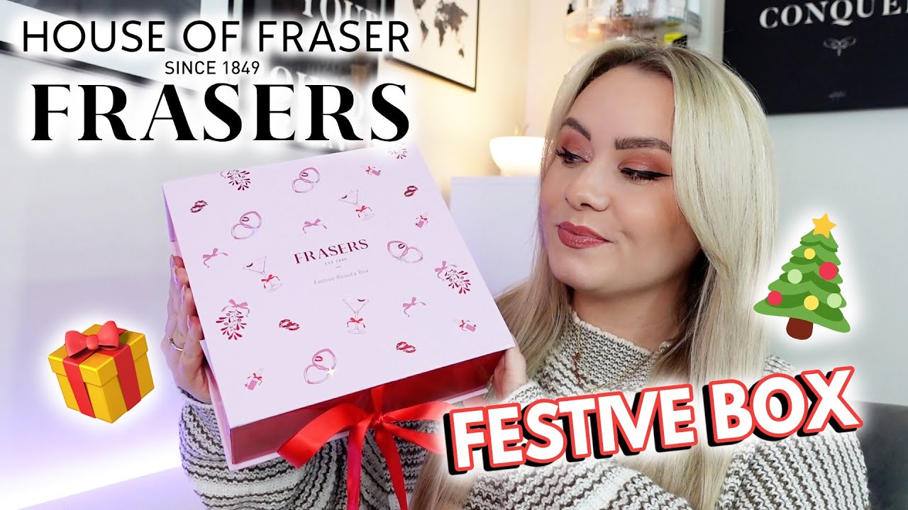 FRASERS FESTIVE BEAUTY BOX UNBOXING 2024 - ADVENT CALENDAR ALTERNATIVE? 🎄 | MISS BOUX
