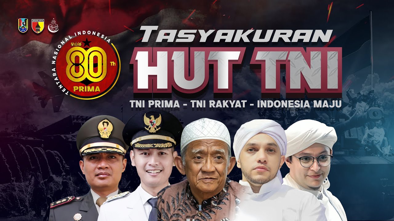 🔴Siaran Langsung |  TASYAKURAN HUT KE-80 🇮🇩 TNI Bersama MAJELIS AR-RIDWAN TUBAN