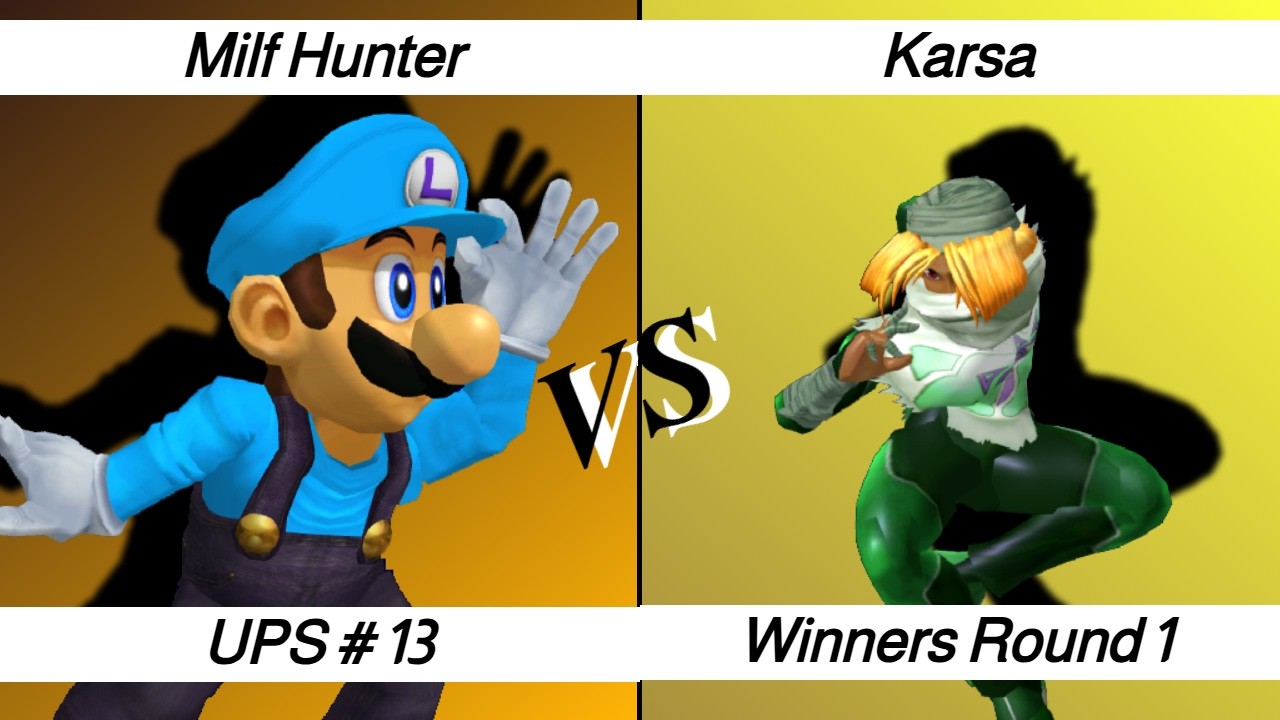 UPS #13 – WR1 – Milf Hunter ⟮Luigi⟯ vs Karsa ⟮Sheik⟯