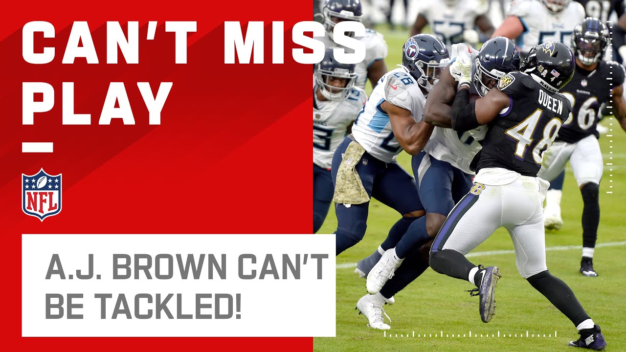 A.J. Brown Breaks SO MANY Tackles on His Way to the End Zone