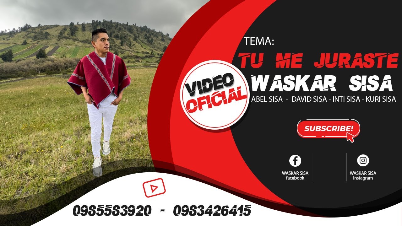 WASKAR SISA  - TU ME JURASTE  (VIDEO OFICIAL)