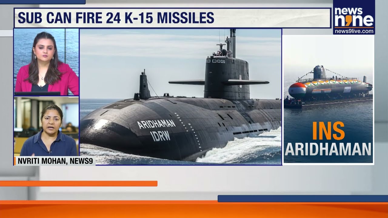 INS Aridhaman: India&rsquo;s Most Powerful Nuclear Submarine Boosts Strategic Deterrence | News9