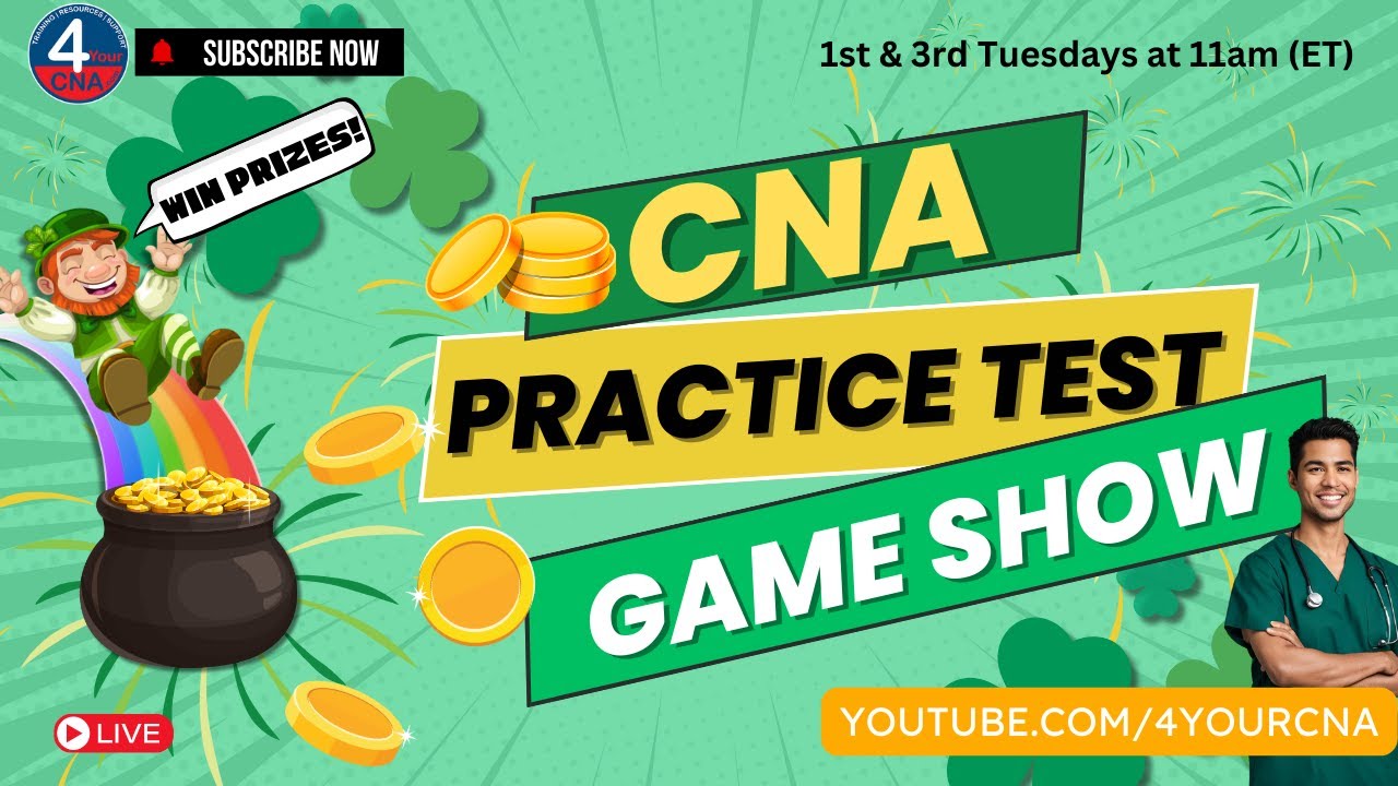 📢 CNA Practice Test Game Show: Promotion of Function & Health of Residents! 🏥🛏️