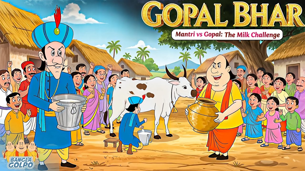 পাগল গরু বশে গোপাল! 🐄😂 জোরে নয়, বুদ্ধি আর ধৈর্যেই জয়! | Gopal Fun Nonstop