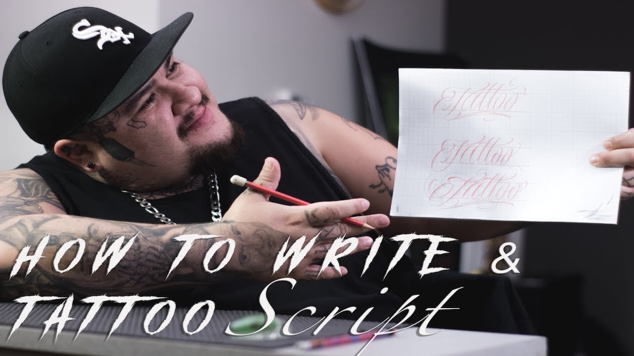 How to do Script & Calligraphy for Tattoos