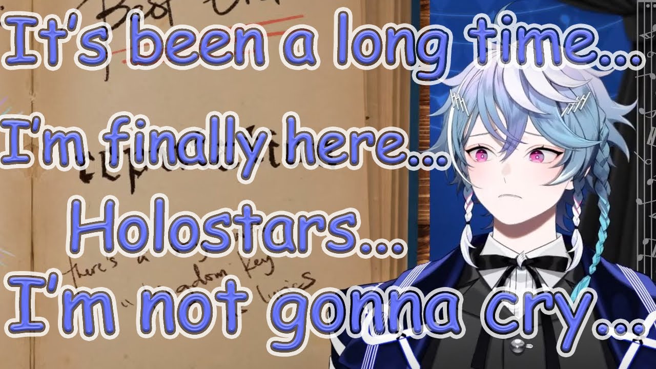 [ Holostars ] Octavio got emotional and almost cried because he managed to join Holostars [ EngSub ]
