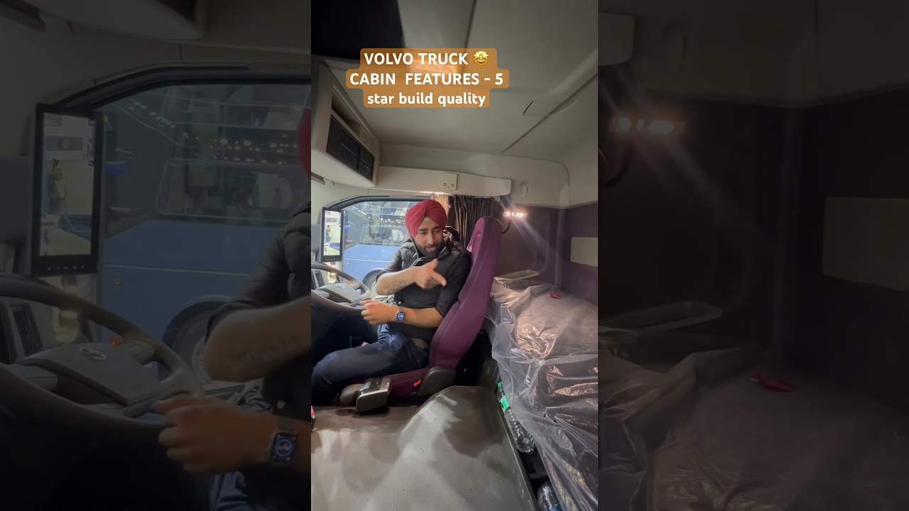 VOLVO TRUCK 🤩 CABIN  FEATURES - 5 star build quality