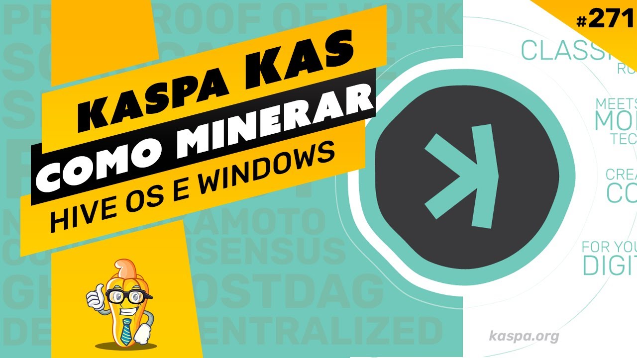 ⛏️💰 COMO MINERAR A MOEDA KASPA (KAS) - PASSO A PASSO - HIVE OS E WINDOWS (Atualizado na descrição)