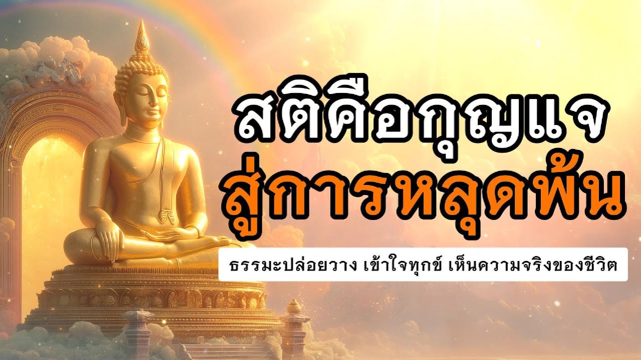 สติคือกุญแจสู่การหลุดพ้น l ธรรมะปล่อยวาง เข้าใจทุกข์ เห็นความจริงของชีวิต | ธรรมะสอนใจ ปล่อยวางทุกข์