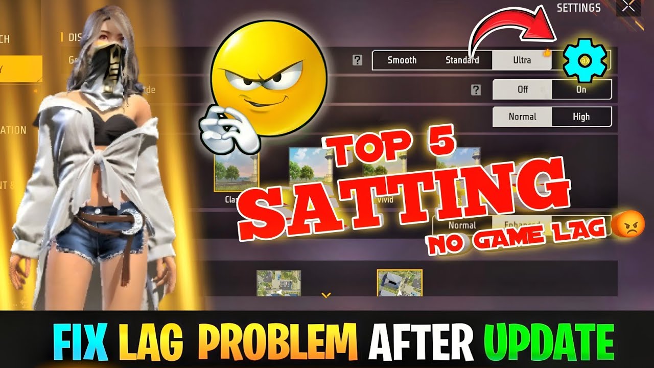 Free Fire Ob52 Update Lag Fix 📈After Update Free Fire Lag Problem😱|| #freefiremax 