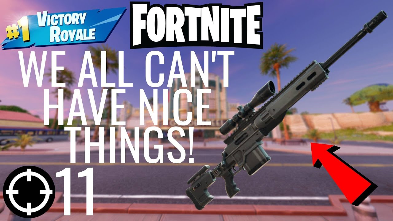Playing Fortnite Solo WE ALL CAN'T HAVE NICE THINGS!