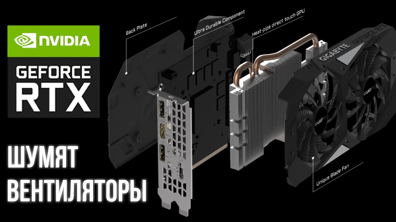Видеокарта Gigabyte RTX 2060 шумит под нагрузкой, устраняем причину