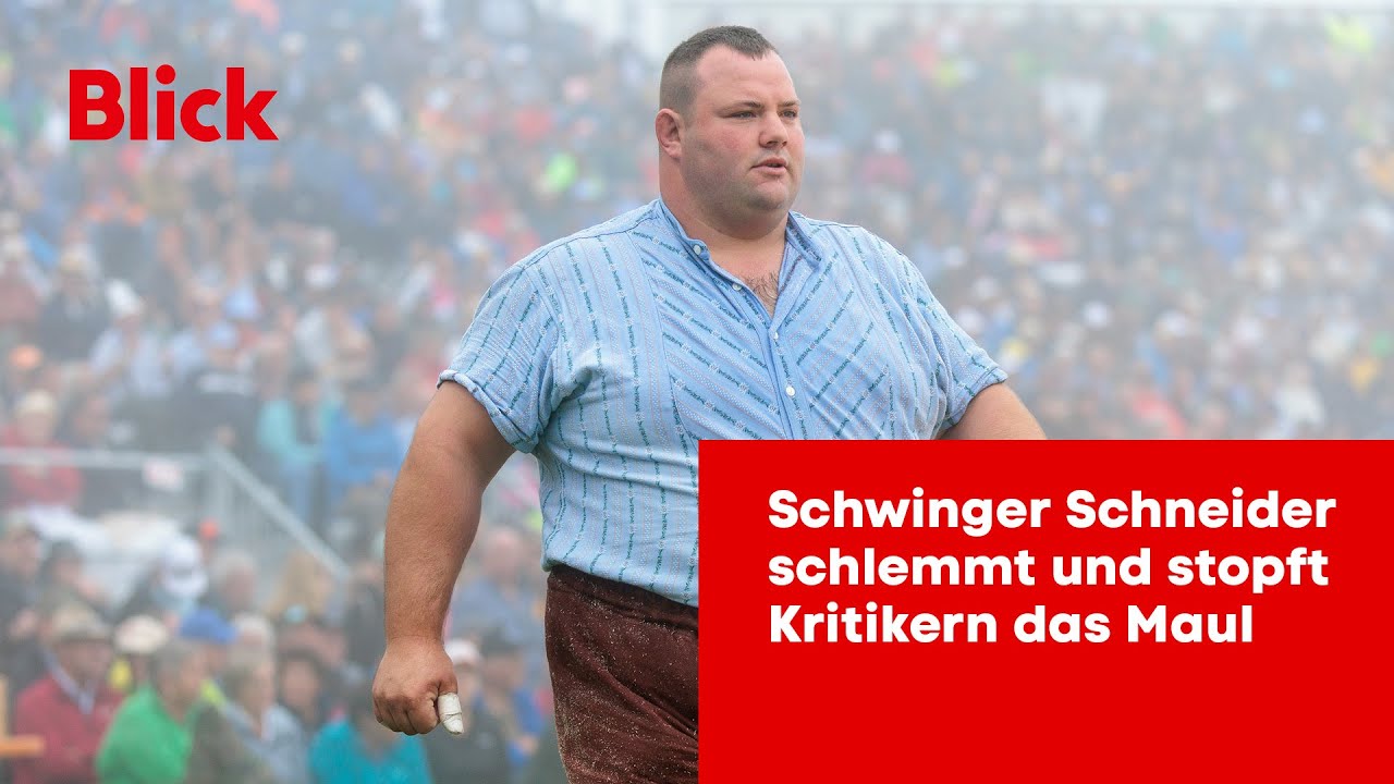 Schwinger Schneider schlemmt und stopft Kritikern das Maul