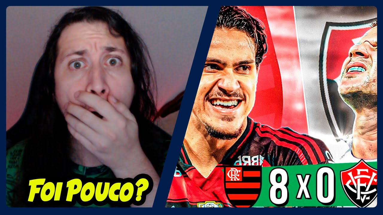 8x0 - FLAMENGO ATROPELA O VITÓRIA NUM JOGAÇO HISTÓRICO | FutParódias | REACT DO MORENO