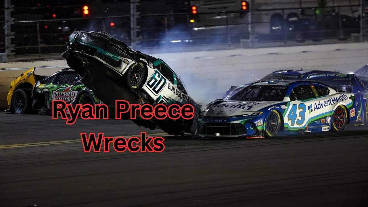 Ryan Preece Flips and Wrecks