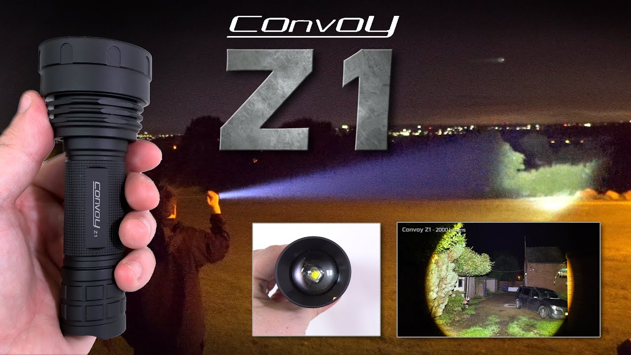 Convoy Z1 - 2000 lumens 21700 Zoomable flashlight - SST40 LED