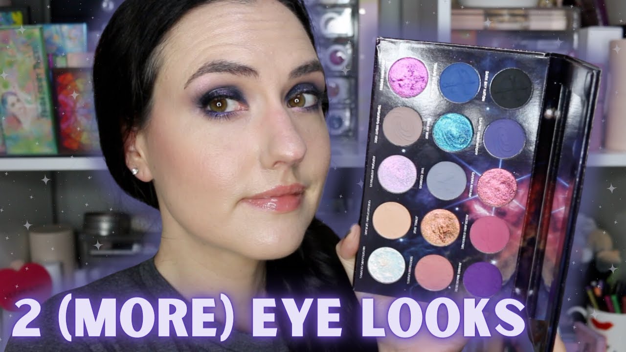 2 more eye looks with the Nomad New Zealand Stargazing palette!