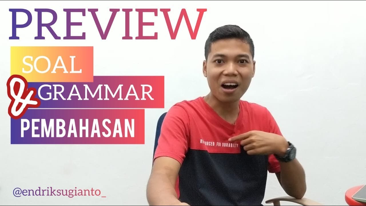 CARA MENJAWAB SOAL GRAMMAR