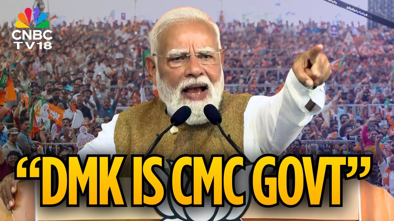 PM Modi Sounds Poll Bugle And Attacks DMK Govt In Tamil Nadu | NDA VS DMK | Annamalai | Stalin |N18V