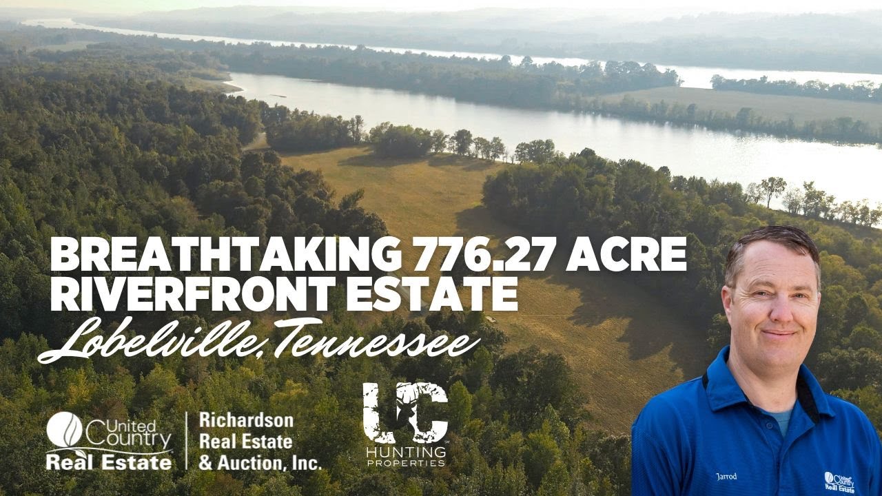 Spectacular 776.27&plusmn; Acre Riverfront Estate - Your Dream Property Awaits in Lobelville, TN!