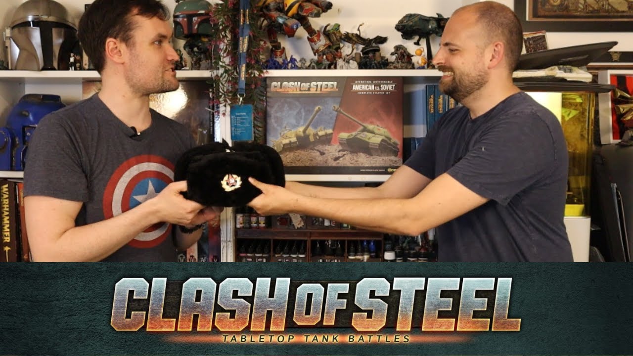 We played a new tiny tank game...Clash of Steel Battle Report!