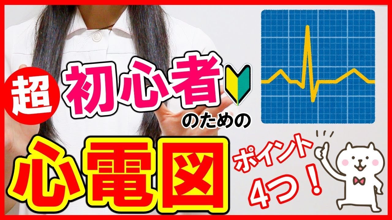 【心電図を勉強したい人🔰必見！】心電図を0から丁寧に解説！