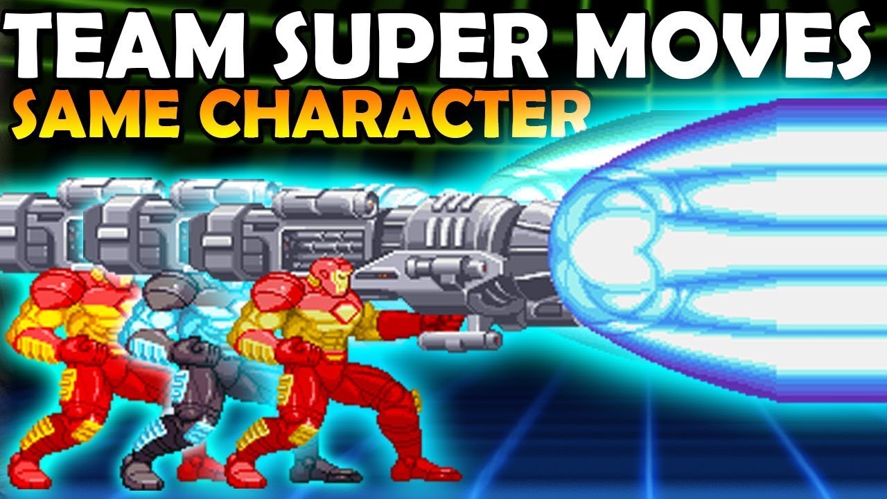 Marvel vs Capcom 2 Все гиперкомбо-приёмы Triple Team одного и того же персонажа — Коллекция боёв