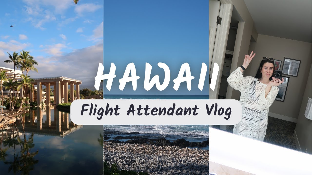 A 3 DAY TRIP BACK TO KONA, HAWAII | Seeing my best friend + losing my voice | Flight Attendant Life