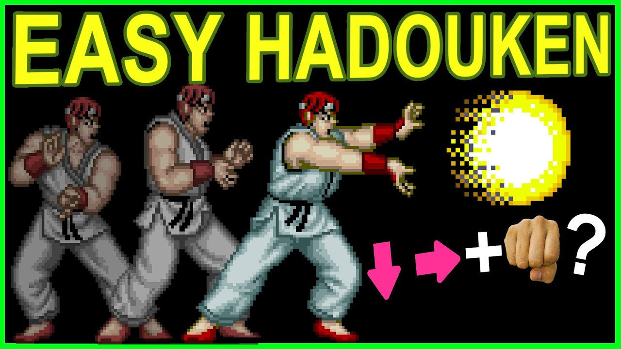 The Secret of Street Fighter 1 (1987) Learn to make Easy Hadouken + Longplay + Review by VCDECIDE