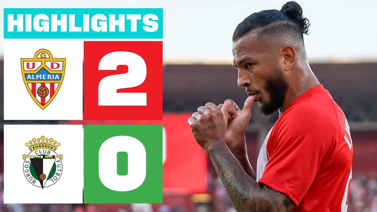 UD ALMERÍA 2 - 0 BURGOS CF | RESUMEN LALIGA HYPERMOTION