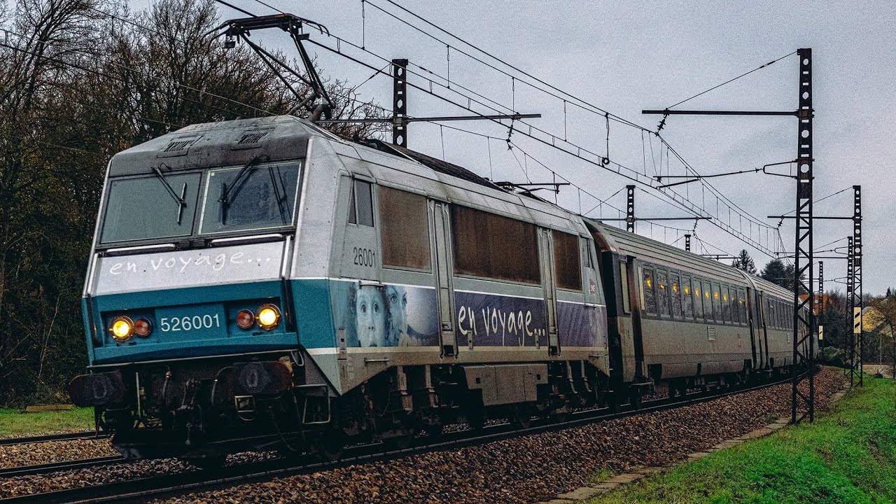 4K : VIDEO DE TRAINS DE FRANCE EN ACTION - FONTAINEBLEAU / COMPILATION JANVIER 2025