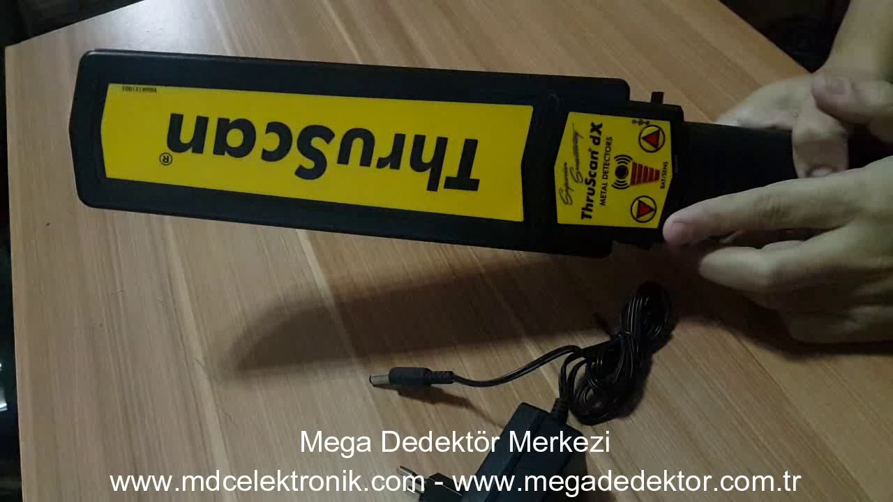 ThruScan DX El Dedektörü Üst Arama Dedektörü Metal Detectors - Mega Dedektör