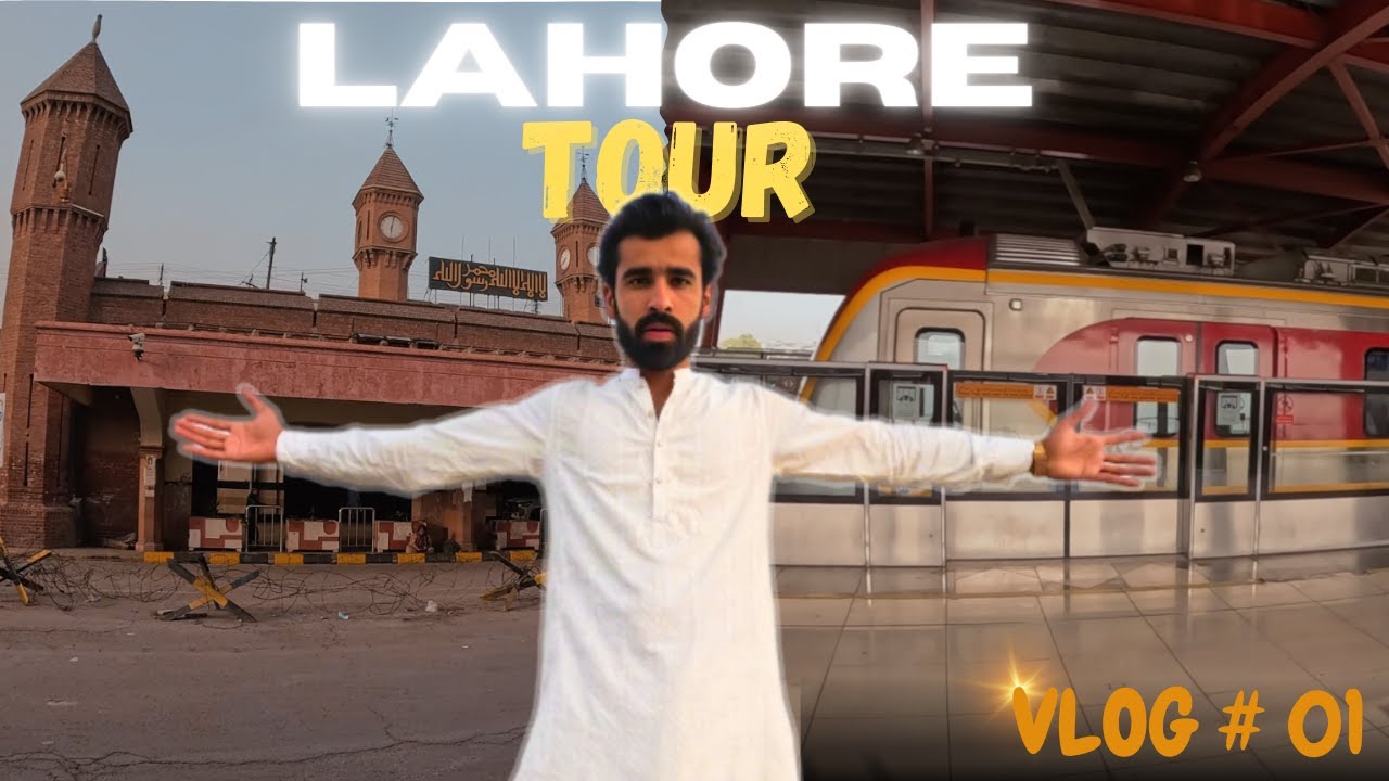 EXPLORING LAHORE😍| ORANGE LINE 🚋| RAILWAY STATION 🏫AND HAJI CAMP LANDA BAZZAR😂