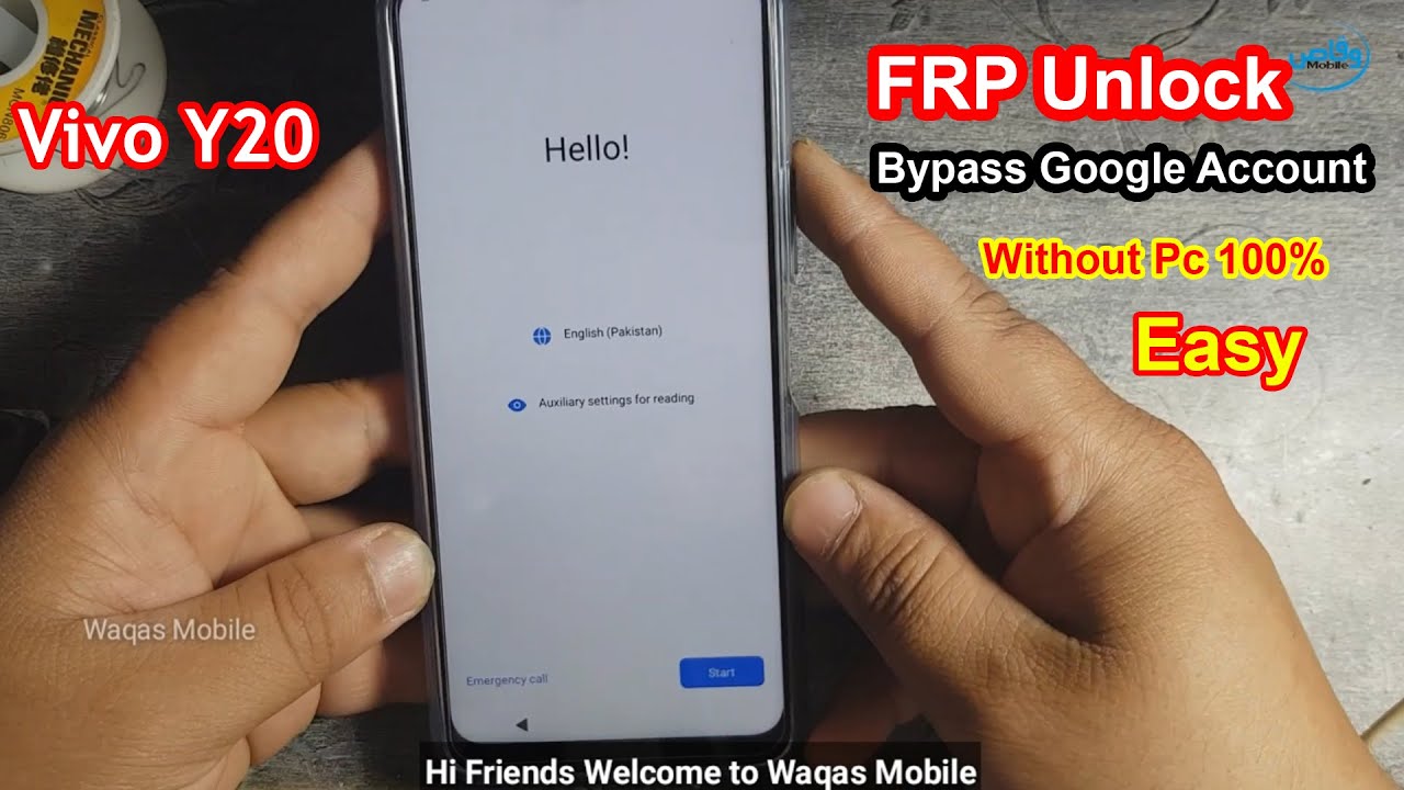 Vivo Y20 Frp Bypass Without Pc | Y20 v2026 Google Account Bypass by Waqas Mobile