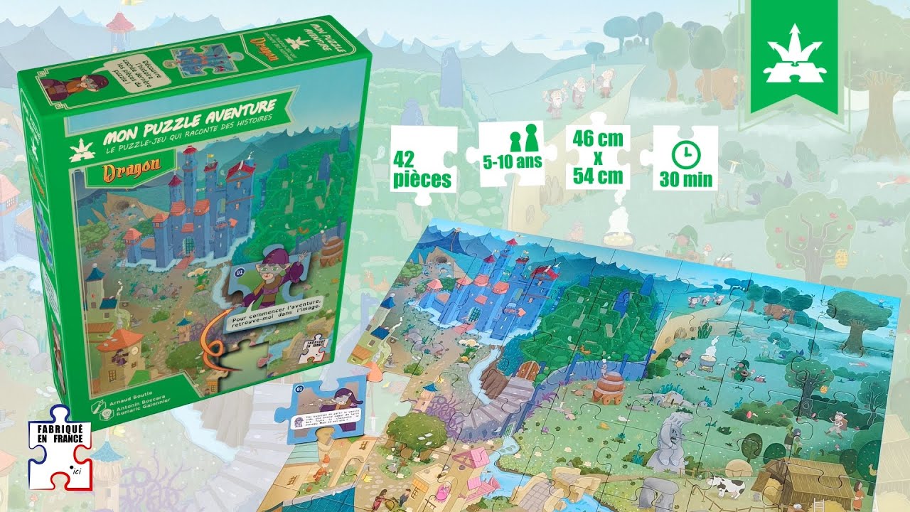 Mon Puzzle Aventure : Dragon - Trailer officiel - Première édition (ancien visuel)