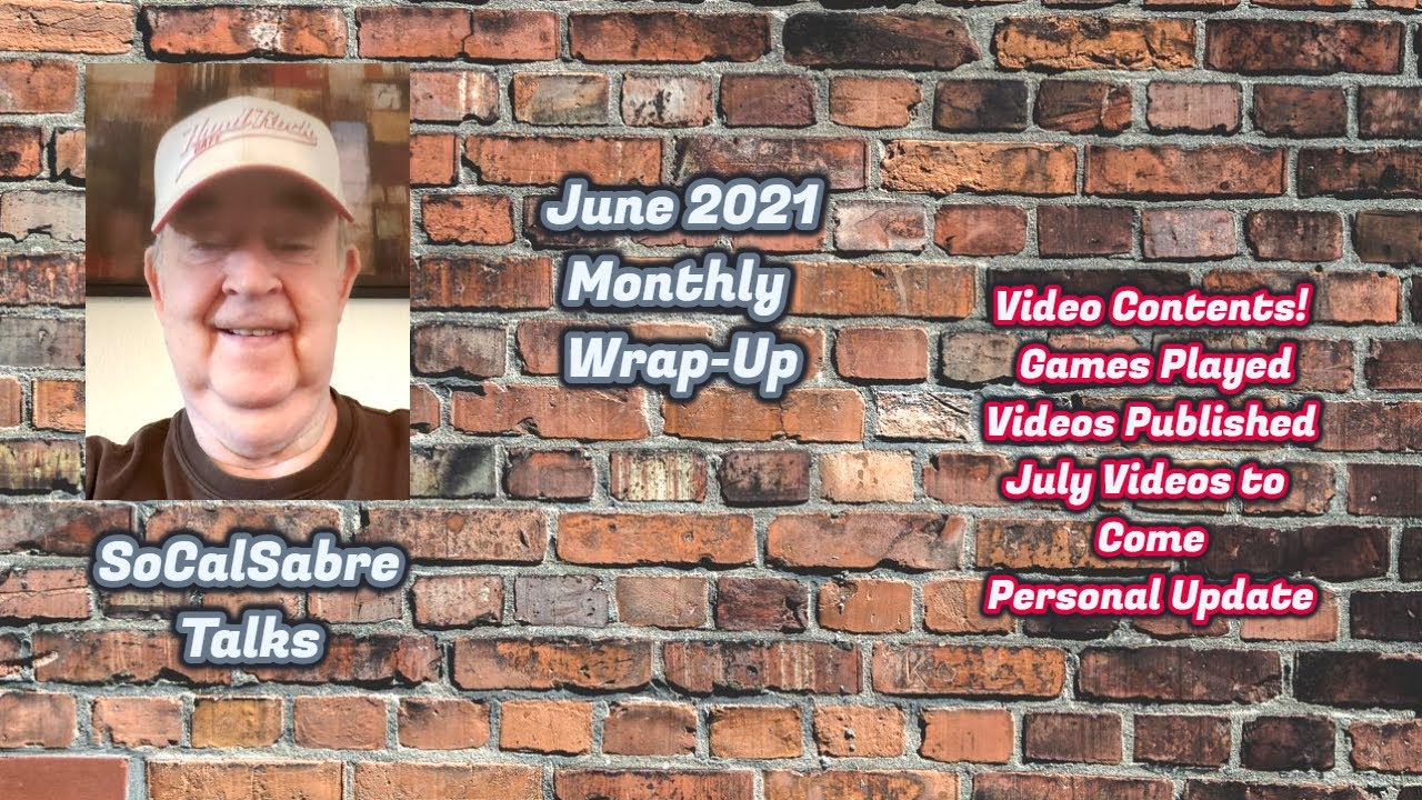 June 2021 Monthly Wrap-Up. What Happened, and What's to come in July