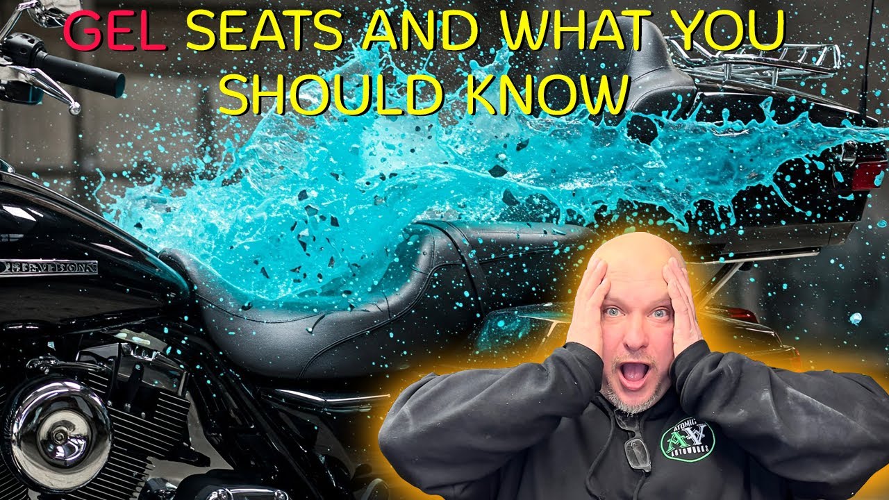 Custom Harley Seat Build Part 2 | Foam Shaping & Gel Insert Install | Atomic Cycle Works