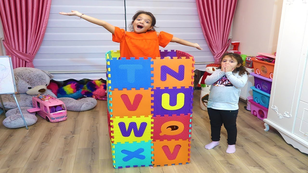 Masalı'ın Renkli Harfler Sihirli Giyinme Dolabı -  Magic Colors Letters Funny Kids Video