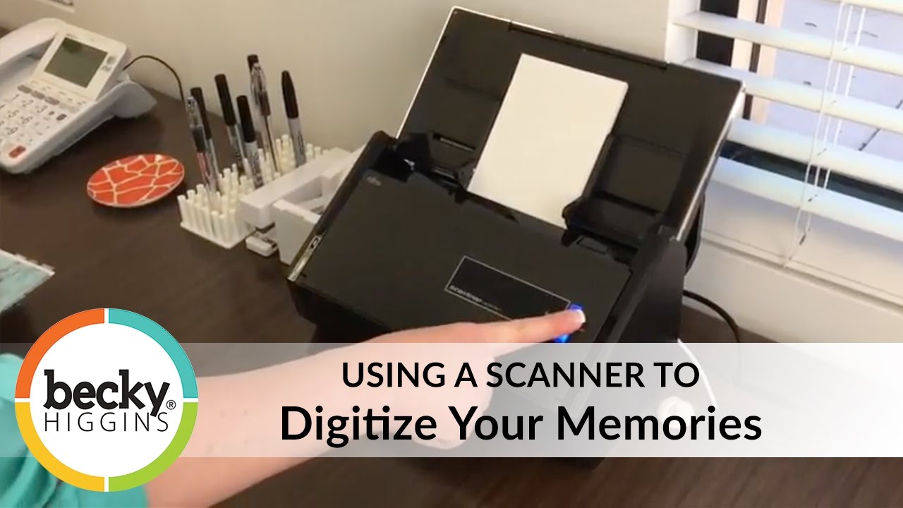 Using a Scanner in Scrapbooking - The Fujitsu ScanSnap iX500