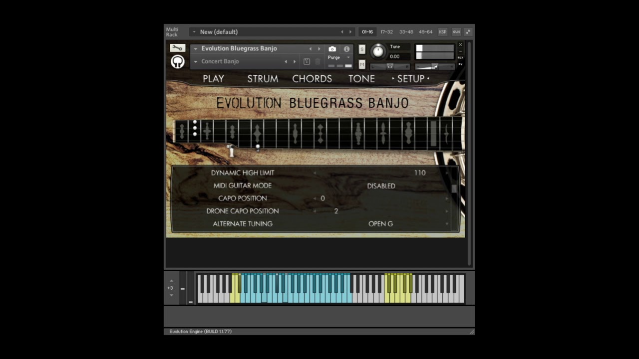 Evolution Bluegrass Banjo Walkthrough