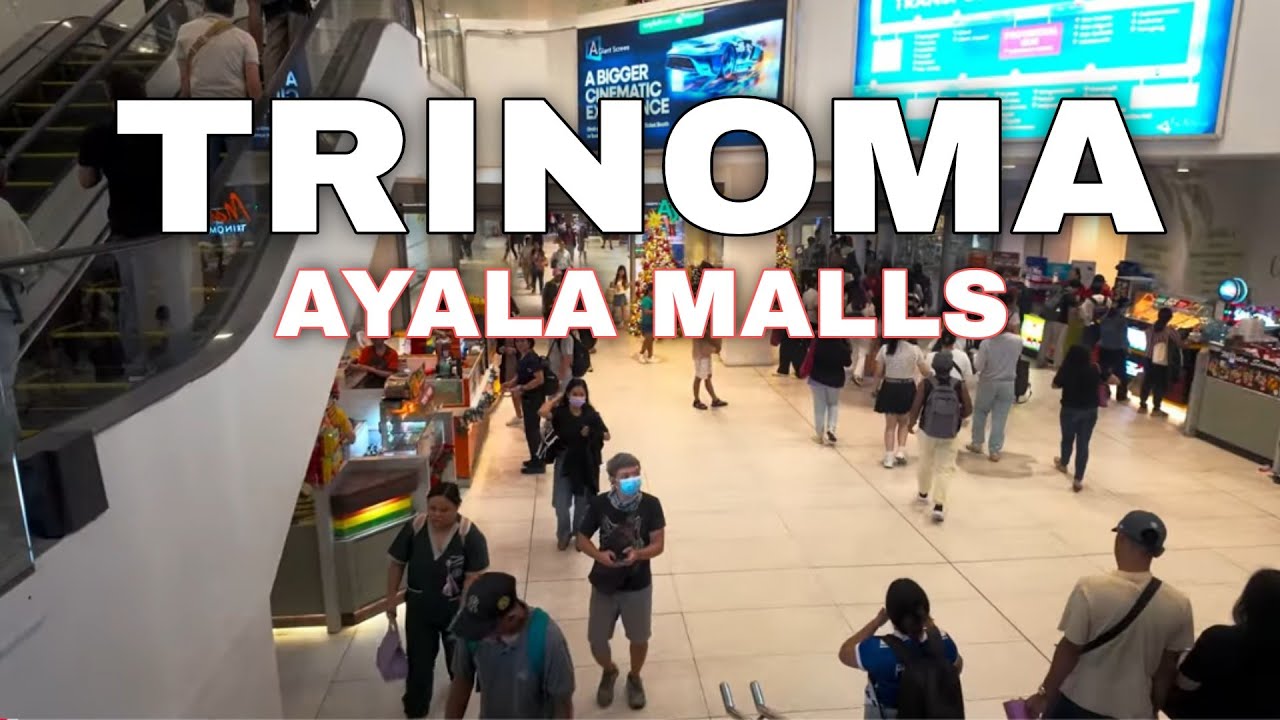 Trinoma Ayala Malls Full Walking Tour | Quezon City Philippines 4K